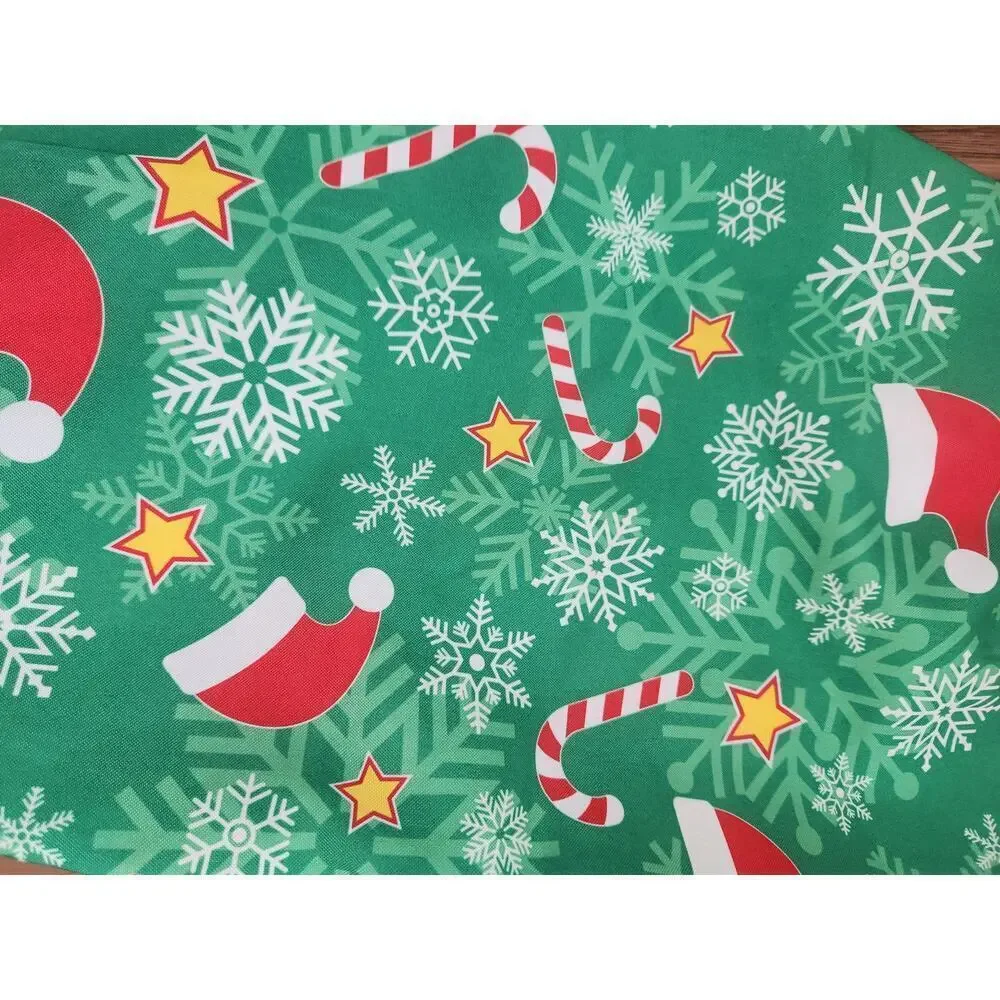 Offstream mens Christmas printed pants sz. 2XL 50-52 button and zip with elastic